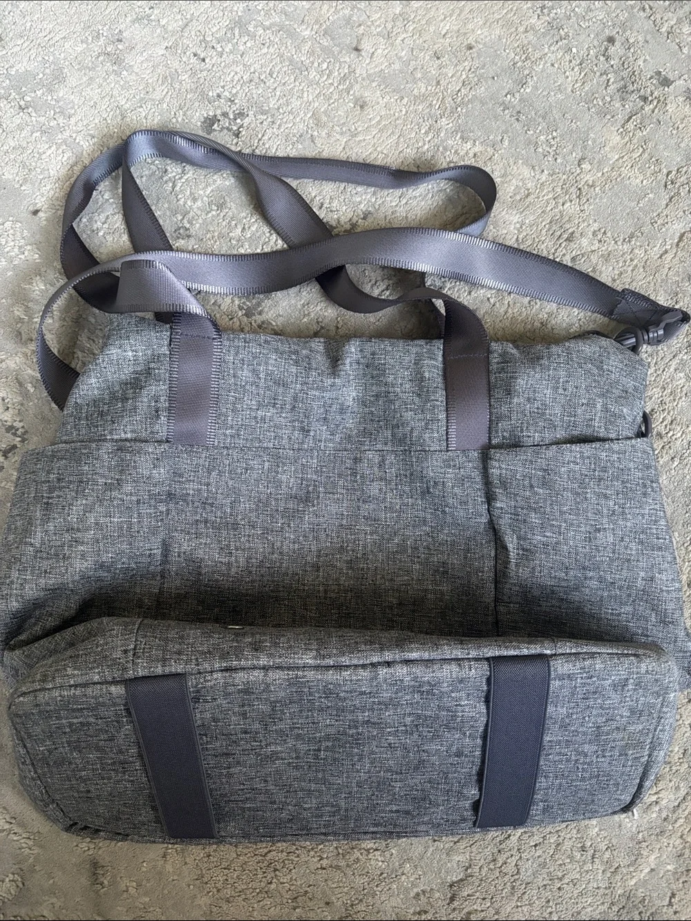 Vera Bradley Gray Duffel Tote Bag